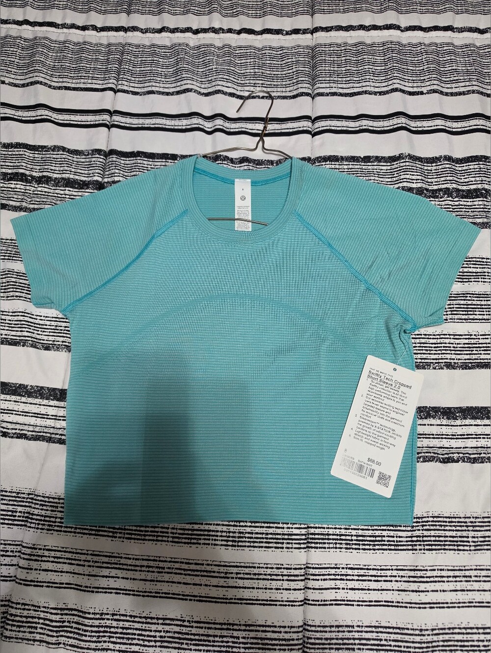 Lululemon Swiftly Cropped Short Sleeve Shirt 2.0